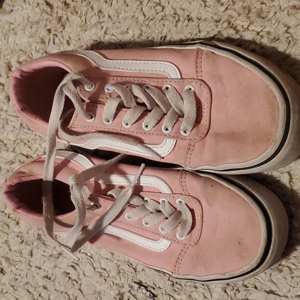 Light pink Vans sneakers